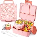 Fimibuke 60oz Leakproof Bento Lunch Box for Kids with 8.5oz Thermo Food Jar