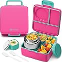 Fimibuke 60oz Leakproof Bento Lunch Box for Kids with 8.5oz Thermo Food Jar