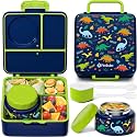 Fimibuke Bento Box for Kids Adults, BPA Free Toddler Lunch Box with Thermo