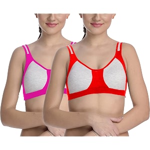 fims - fashion is my style cotton blend sports bra bra for women combo everyday bra see main image to check how many bras you will get