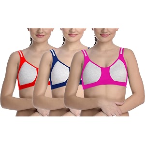 fims - fashion is my style cotton blend sports bra bra for women combo everyday bra see main image to check how many bras you will get