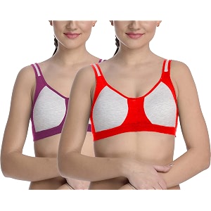 fims - fashion is my style cotton blend sports bra bra for women combo everyday bra see main image to check how many bras you will get