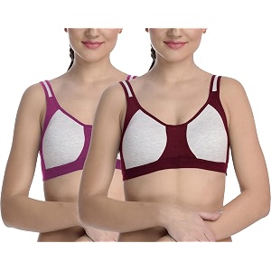 fims - fashion is my style cotton blend sports bra bra for women combo everyday bra see main image to check how many bras you will get
