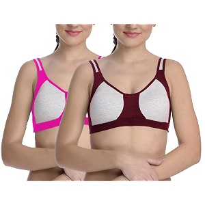 fims - fashion is my style cotton blend sports bra bra for women combo everyday bra see main image to check how many bras you will get