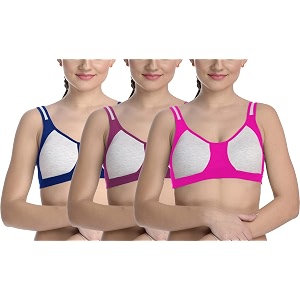 fims - fashion is my style cotton blend sports bra bra for women combo everyday bra see main image to check how many bras you will get