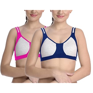 fims - fashion is my style cotton blend sports bra bra for women combo everyday bra see main image to check how many bras you will get