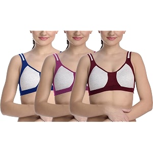 fims - fashion is my style cotton blend sports bra bra for women combo everyday bra see main image to check how many bras you will get