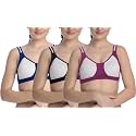 FIMS - Fashion is my style Cotton Blend Sports Bra, Bra for Women, Combo Everyday Bra, See Main Image to Check How Many Bras You Will Get