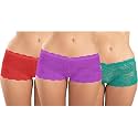 FIMS - Fashion is my style Cotton Lycra Net Boy Short Panty for Womens, Mid Rise, Satin, Hipster Panties, Daily Use, Back and Front Coverage, Brief, See Main Image to Check How Many Panty You Will Get