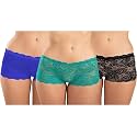 FIMS - Fashion is my style Cotton Lycra Net Boy Short Panty for Womens, Mid Rise, Satin, Hipster Panties, Daily Use, Back and Front Coverage, Brief, See Main Image to Check How Many Panty You Will Get