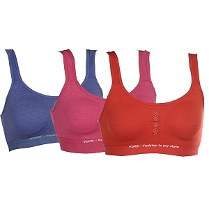 fims - fashion is my style women39s cotton non-padded wire free sports bra