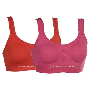 fims - fashion is my style women39s cotton non-padded wire free sports bra