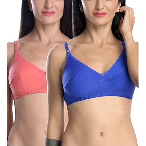 fims - fashion is my style women39s cotton non-wired full coverage t-shirt bra bra push up bra teenage bra regular bra comfortable bra free bra hook non-padded bra cotton bra for women full coverage