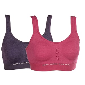 fims - fashion is my style women39s cotton non-padded wire free sports bra