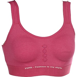 fims - fashion is my style women39s cotton non-padded wire free sports bra