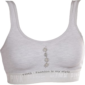 fims - fashion is my style women39s cotton non-padded wire free sports bra