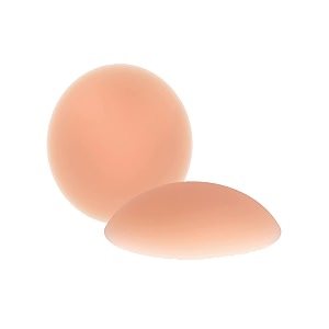 fims - fashion is my style women39s reusable nipple cover silicone breast petals lightly pad adhesive thin pasties skin 1-pair 2 pieces freesize beige