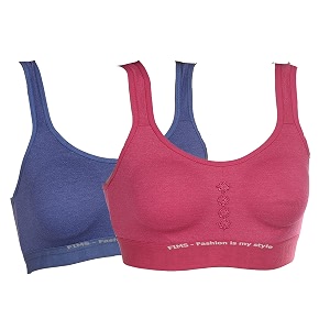 fims - fashion is my style women39s cotton non-padded wire free sports bra