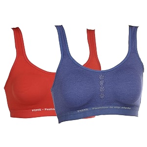 fims - fashion is my style women39s cotton non-padded wire free sports bra
