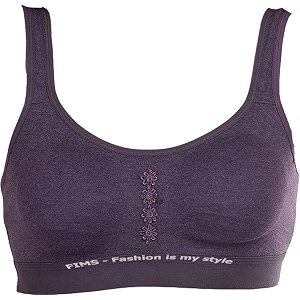 fims - fashion is my style women39s cotton non-padded wire free sports bra
