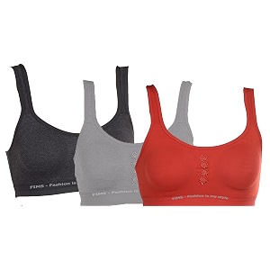 fims - fashion is my style women39s cotton non-padded wire free sports bra
