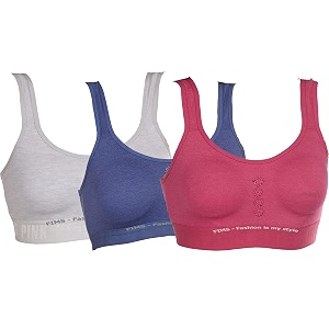 fims - fashion is my style women39s cotton non-padded wire free sports bra