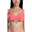 FIMS - Fashion is my style Women's Cotton Non-Wired Full Coverage T-Shirt Bra Bra Push up Bra Teenage Bra Regular Bra Comfortable Bra Free Bra Hook Non-Padded Bra Cotton Bra for Women Full Coverage