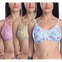 FIMS - Fashion is my style Women's Cotton Non-Wired Full Coverage T-Shirt Bra Bra Push up Bra Teenage Bra Regular Bra Comfortable Bra Free Bra Hook Non-Padded Bra Cotton Bra for Women Full Coverage