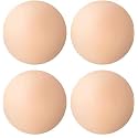 FIMS - Fashion is my style Women's Reusable Nipple Cover Silicone Breast Petals Lightly Pad Adhesive Thin Pasties Skin 2-Pair (4 Pieces) Freesize Beige