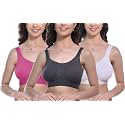 FIMS - Fashion is my style Women's Cotton Non-Padded Wire Free Sports Bra