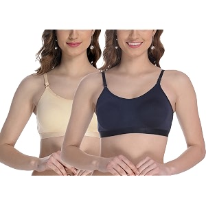 fims - fashion is my style women cotton sports bra for gym yoga running bra for girls racer back full coverage multicolor cup b see main image to check how many bra you will get