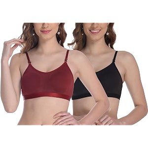 fims - fashion is my style women cotton sports bra for gym yoga running bra for girls racer back full coverage multicolor cup b see main image to check how many bra you will get