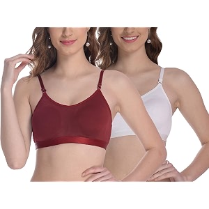 fims - fashion is my style women cotton sports bra for gym yoga running bra for girls racer back full coverage multicolor cup b see main image to check how many bra you will get