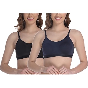 fims - fashion is my style women cotton sports bra for gym yoga running bra for girls racer back full coverage multicolor cup b see main image to check how many bra you will get