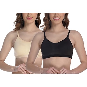 fims - fashion is my style women cotton sports bra for gym yoga running bra for girls racer back full coverage multicolor cup b see main image to check how many bra you will get