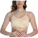 FIMS - Fashion is my style Women Cotton Sports Bra for Gym, Yoga, Running Bra for Girls, Racer Back, Full Coverage, Multicolor, Cup B, See Main Image to Check How Many Bra You Will Get