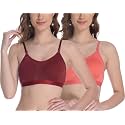 FIMS - Fashion is my style Women Cotton Sports Bra for Gym, Yoga, Running Bra for Girls, Racer Back, Full Coverage, Multicolor, Cup B, See Main Image to Check How Many Bra You Will Get