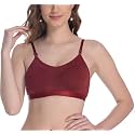 FIMS - Fashion is my style Women Cotton Sports Bra for Gym, Yoga, Running Bra for Girls, Racer Back, Full Coverage, Multicolor, Cup B, See Main Image to Check How Many Bra You Will Get