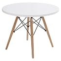 Finch Fox® Replica Kids Eiffel DSW Circular Ormond Coffee Table in White Color