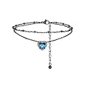 FindChic Birthstone Anklets for Women Layered Ankle Bracelets for Women