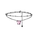 FindChic Birthstone Anklets for Women Layered Ankle Bracelets for Women