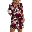 Findsweet Pajama Set for Women 2 Piece Lounge Set Soft Sleepwear Summer Casual Short Pjs Sets with Pockets M-3XL