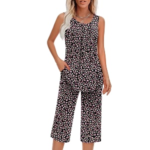 Findsweet Women Pajamas Sets Loungewear Soft Sleepwear