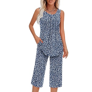 Findsweet Women Pajamas Sets Loungewear Soft Sleepwear
