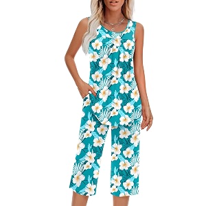 Findsweet Women Pajamas Sets Loungewear Soft Sleepwear