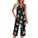 Findsweet Women Pajamas Sets Loungewear Soft Sleepwear