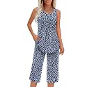 Findsweet Women Pajamas Sets Loungewear Soft Sleepwear