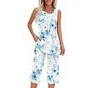 Findsweet Women Pajamas Sets Loungewear Soft Sleepwear