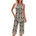 Findsweet Women Pajamas Sets Loungewear Soft Sleepwear