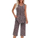 Findsweet Women Pajamas Sets Loungewear Soft Sleepwear